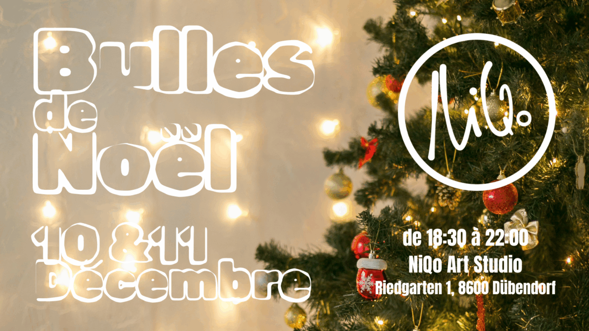 Bulles de Noël - Christm'Arts Market 25 at NiQo Art STudio